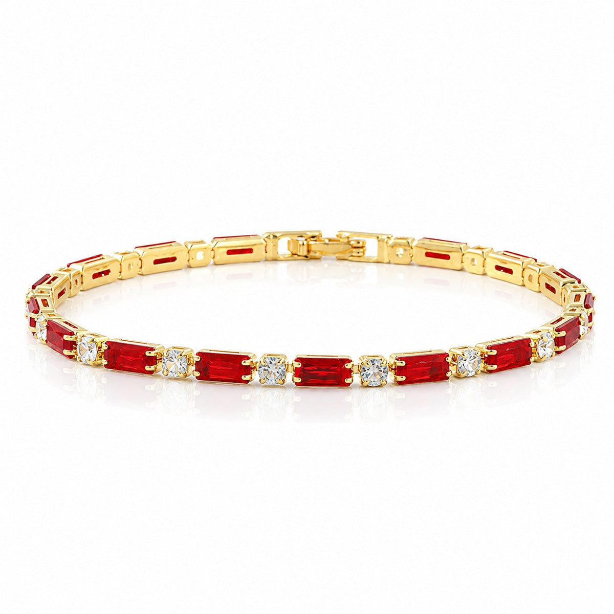 Pulsera de circonio Hip Hop para hombre y mujer
