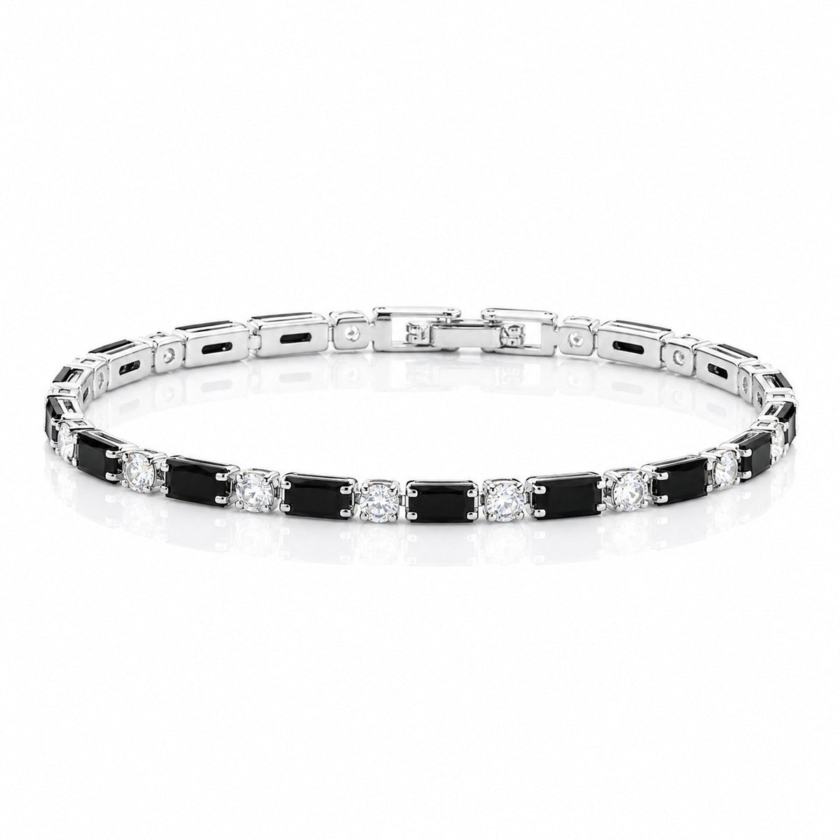 Pulsera de circonio Hip Hop para hombre y mujer