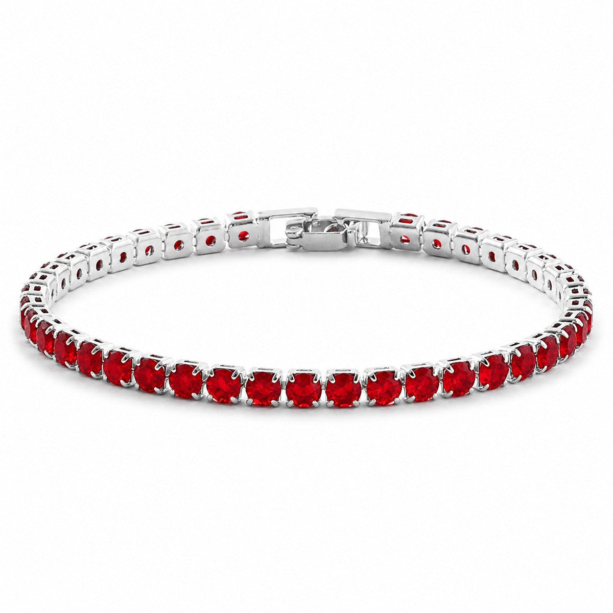 Pulsera de circonio Hip Hop para hombre y mujer