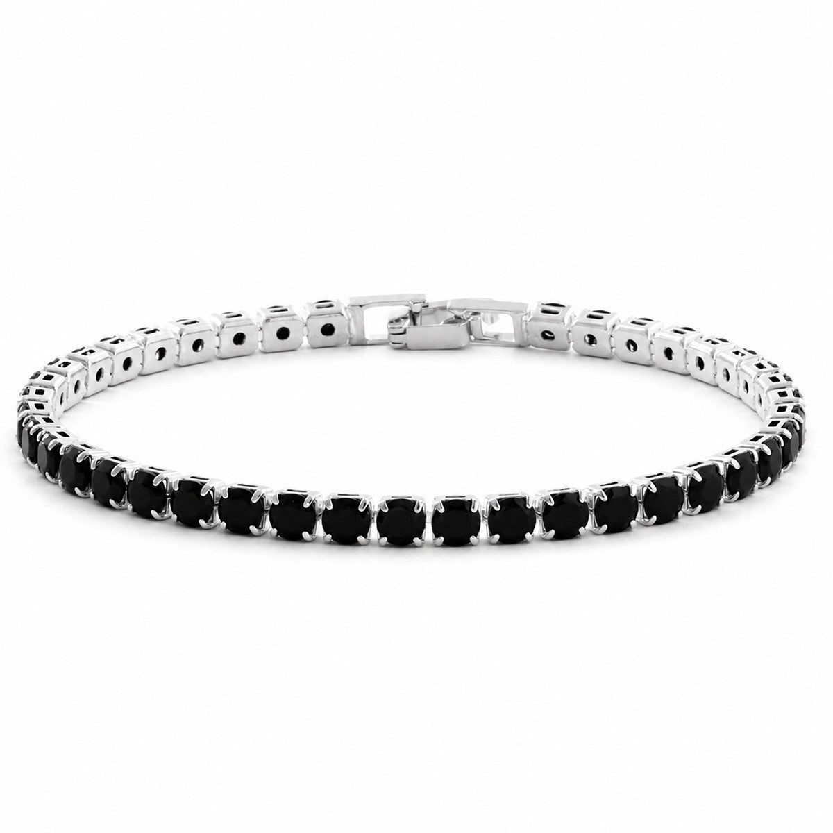 Pulsera de circonio Hip Hop para hombre y mujer