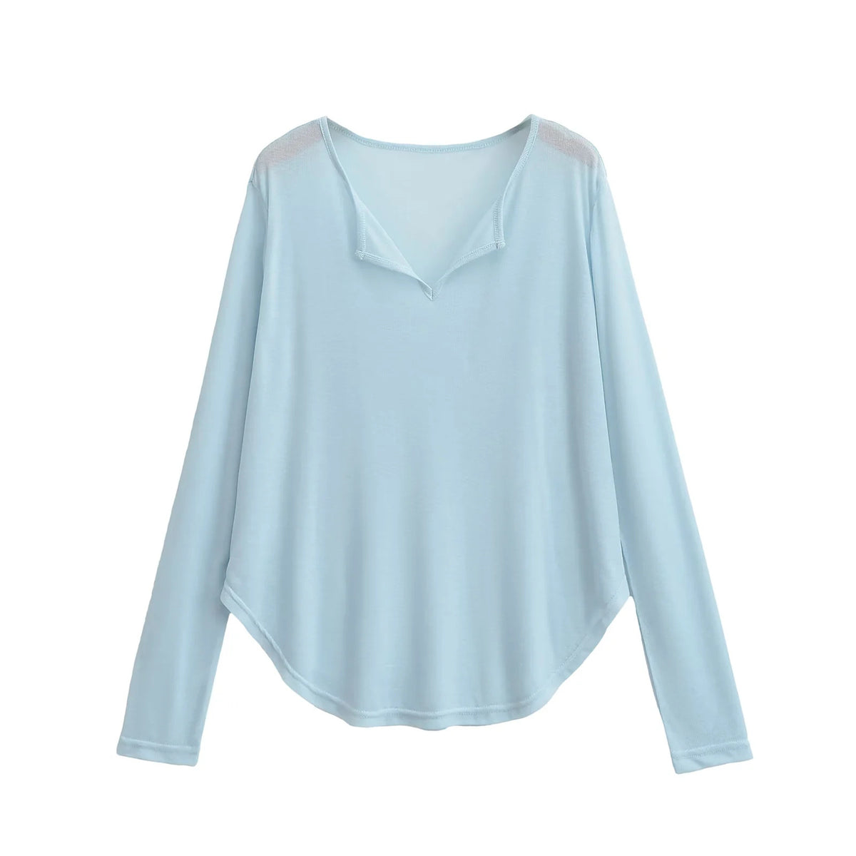 Loose medium length facial mask T-shirt