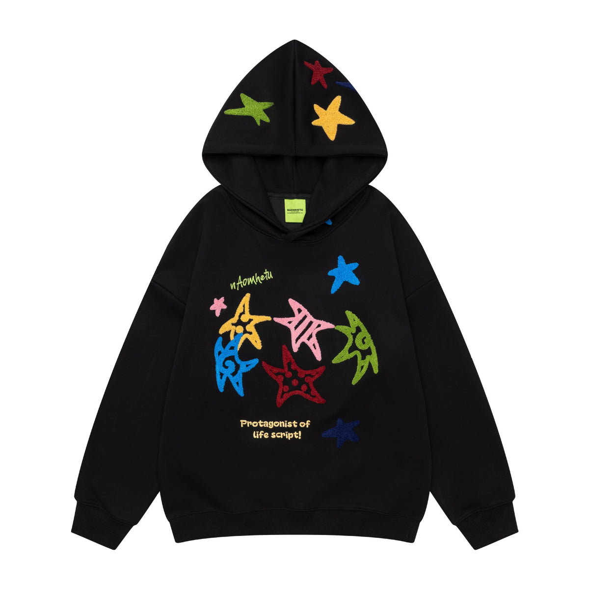 Hoodie con Estrellas Multicolor