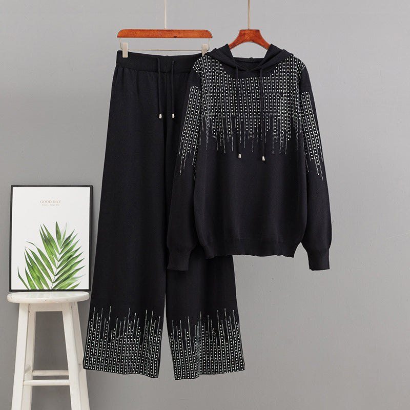 Conjunto Holgado con Suéter de Cuello Alto