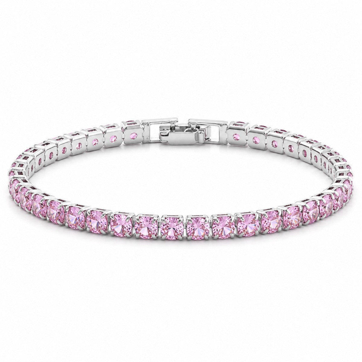 Pulsera de circonio Hip Hop para hombre y mujer