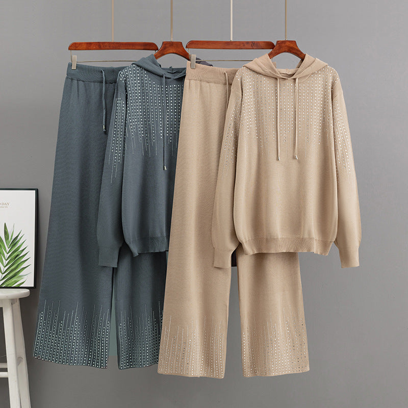 Conjunto Holgado con Suéter de Cuello Alto