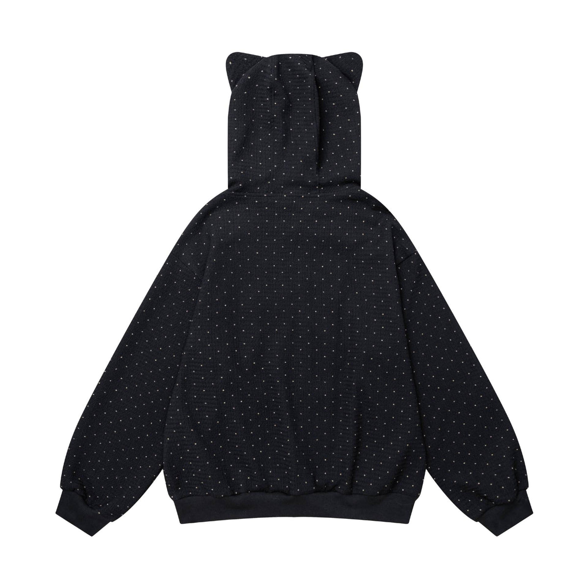 Hoodie con Estampado de Puntos – Estilo Dopamina