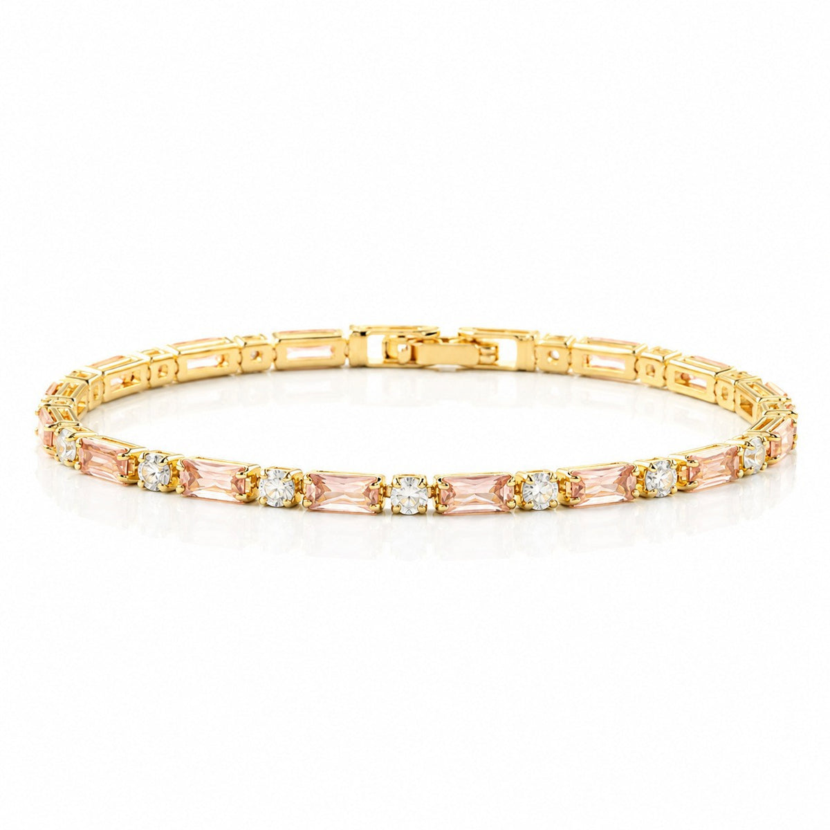 Pulsera de circonio Hip Hop para hombre y mujer