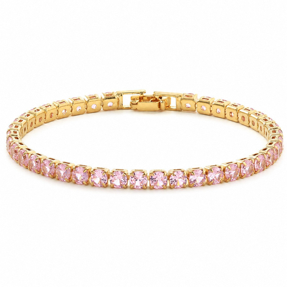 Pulsera de circonio Hip Hop para hombre y mujer