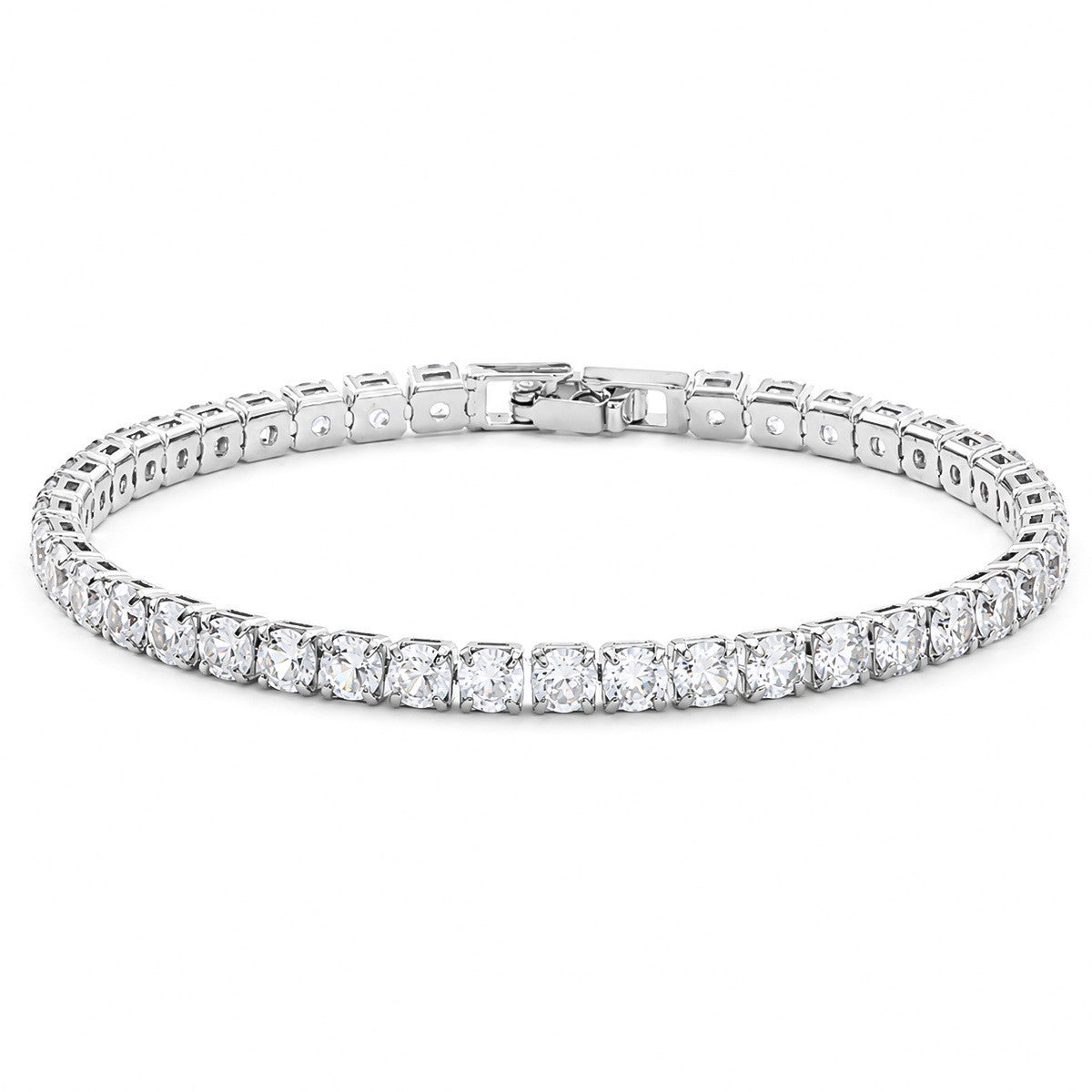 Pulsera de circonio Hip Hop para hombre y mujer