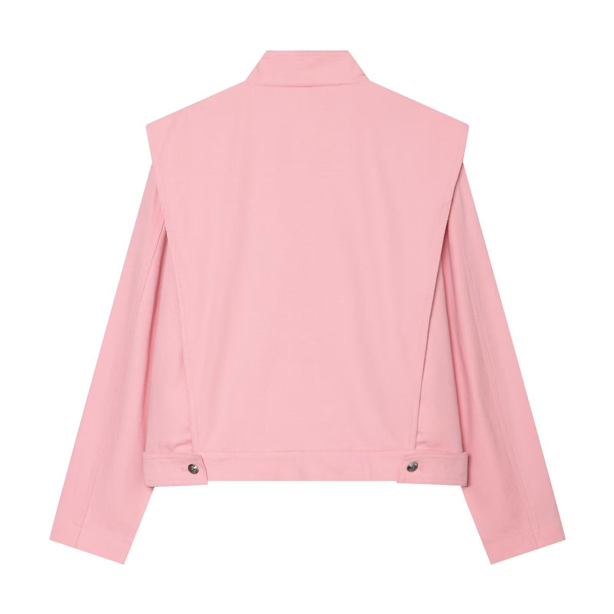 Chaqueta de Manga Larga con Cuello Mao – Estilo Urbano