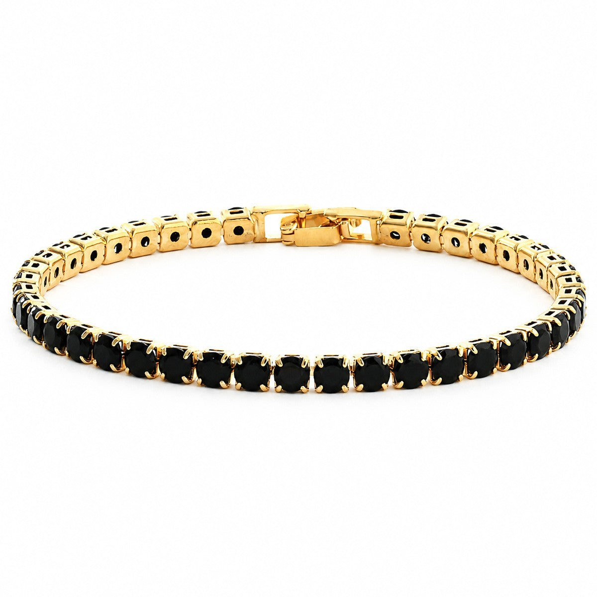 Pulsera de circonio Hip Hop para hombre y mujer