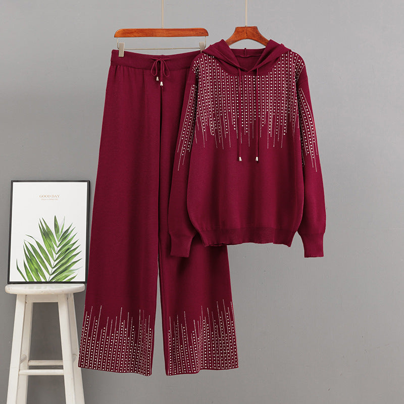 Conjunto Holgado con Suéter de Cuello Alto