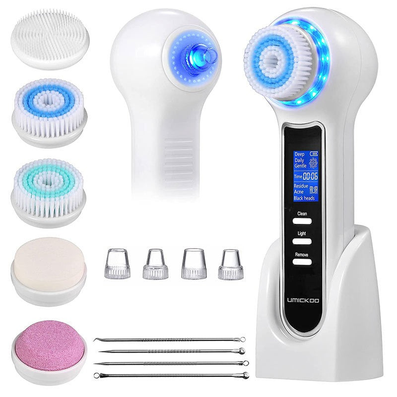 Cepillo Limpiador Facial Eléctrico 3 en 1 con Vibración Sónica – Impermeable