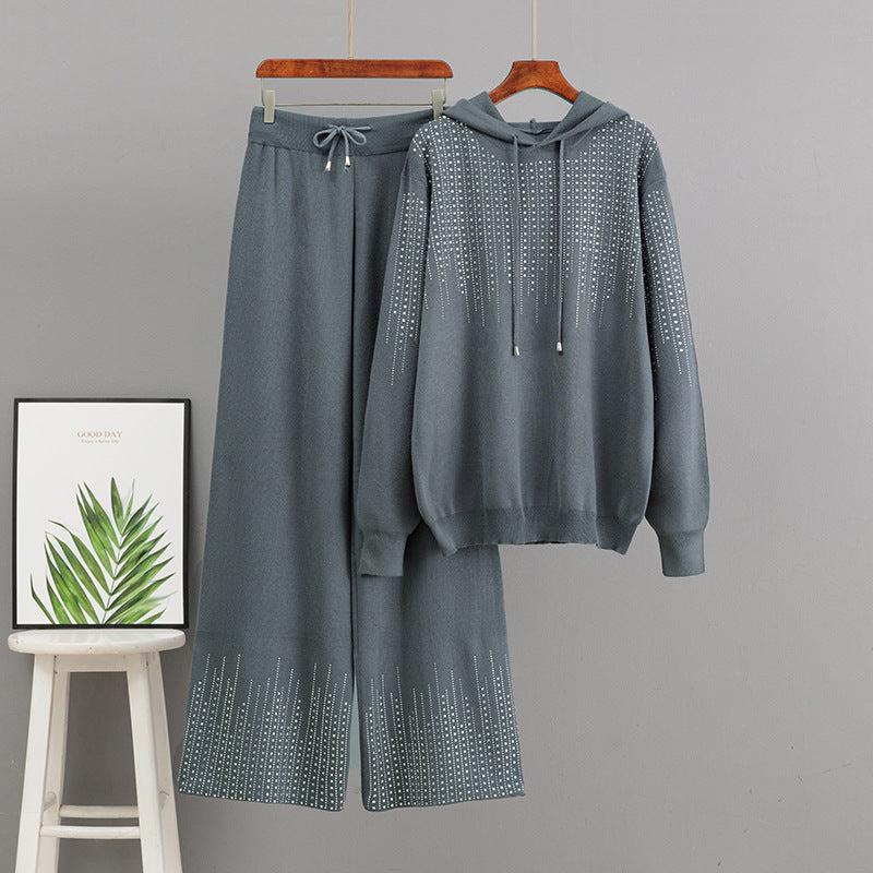 Conjunto Holgado con Suéter de Cuello Alto
