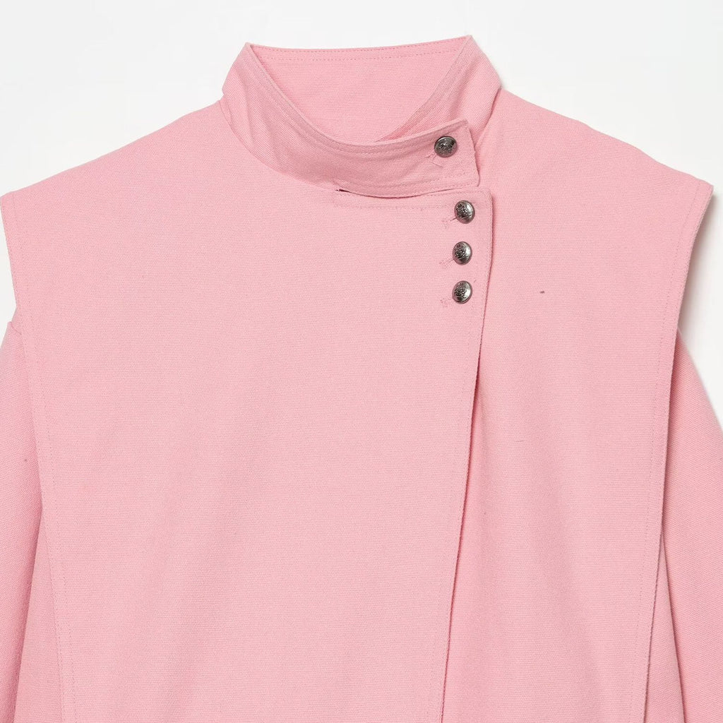 Chaqueta de Manga Larga con Cuello Mao – Estilo Urbano