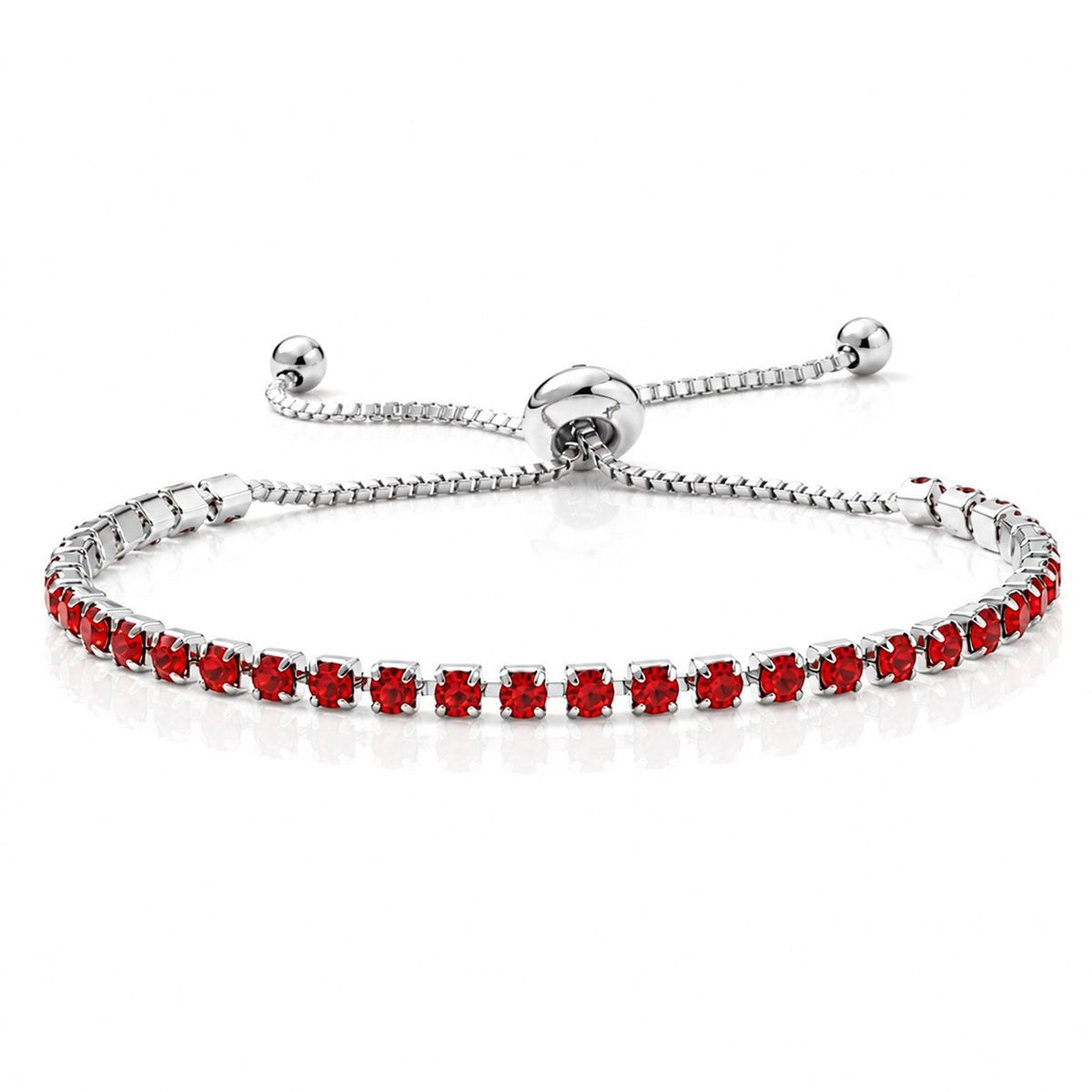 Pulsera de circonio Hip Hop para hombre y mujer