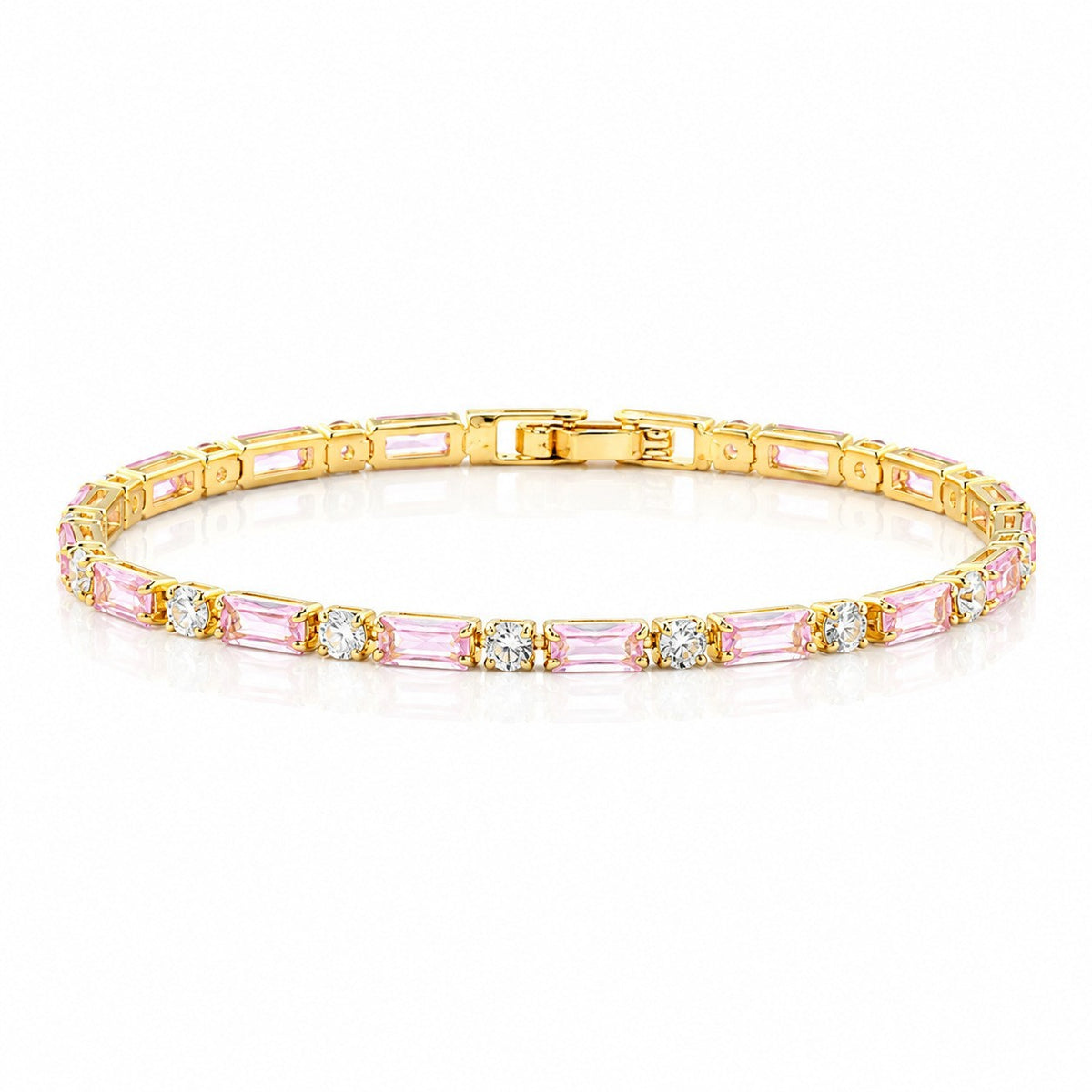 Pulsera de circonio Hip Hop para hombre y mujer