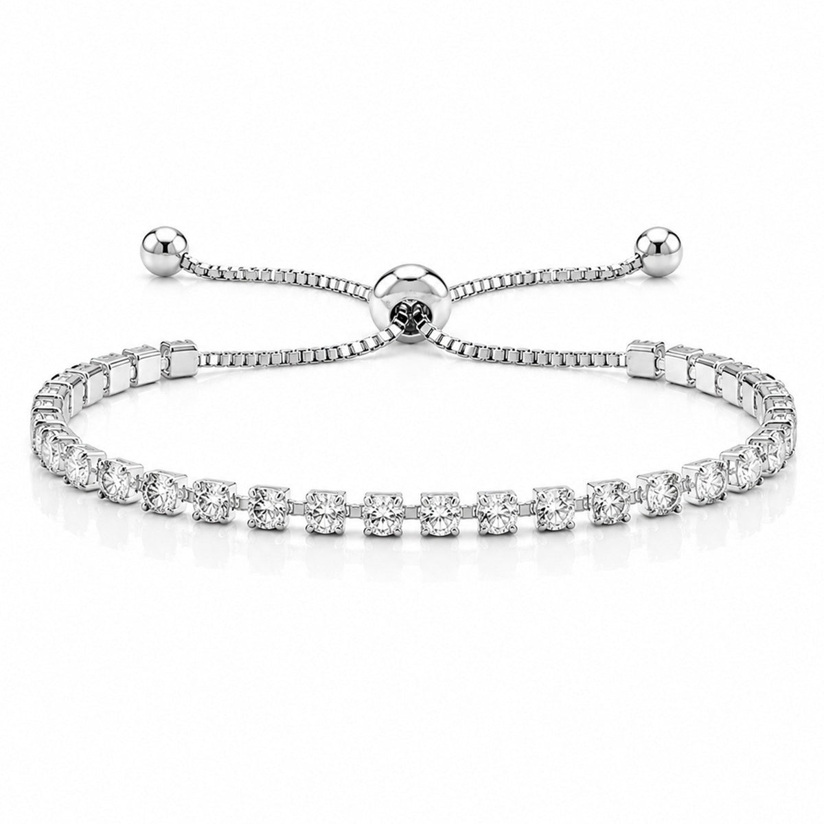 Pulsera de circonio Hip Hop para hombre y mujer