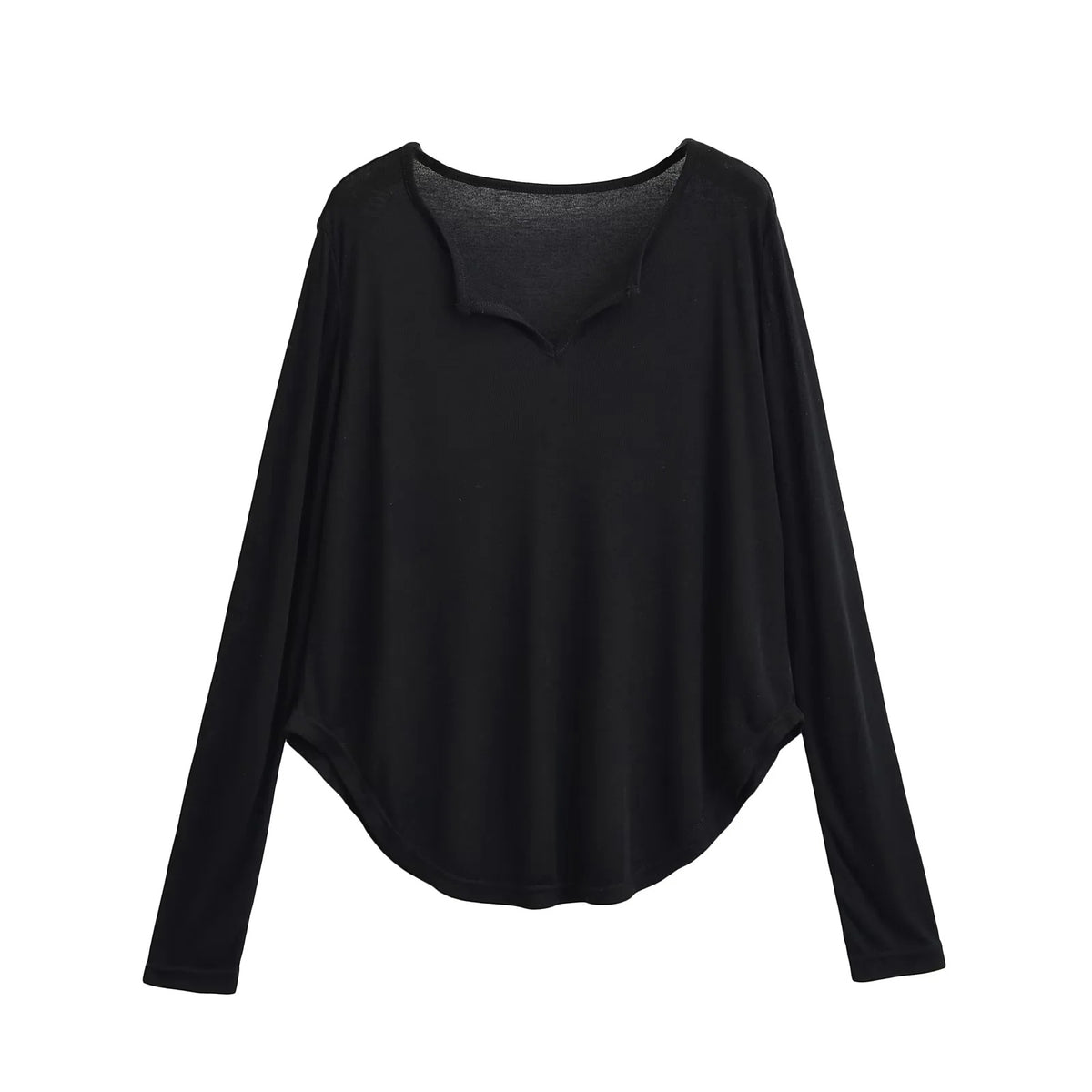 Loose medium length facial mask T-shirt