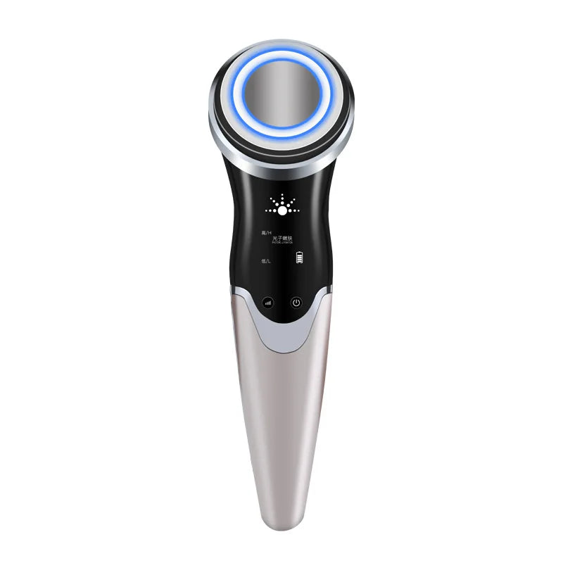 Masajeador Facial LED con Electroporación y Foton Terapia – Antiedad y Lifting