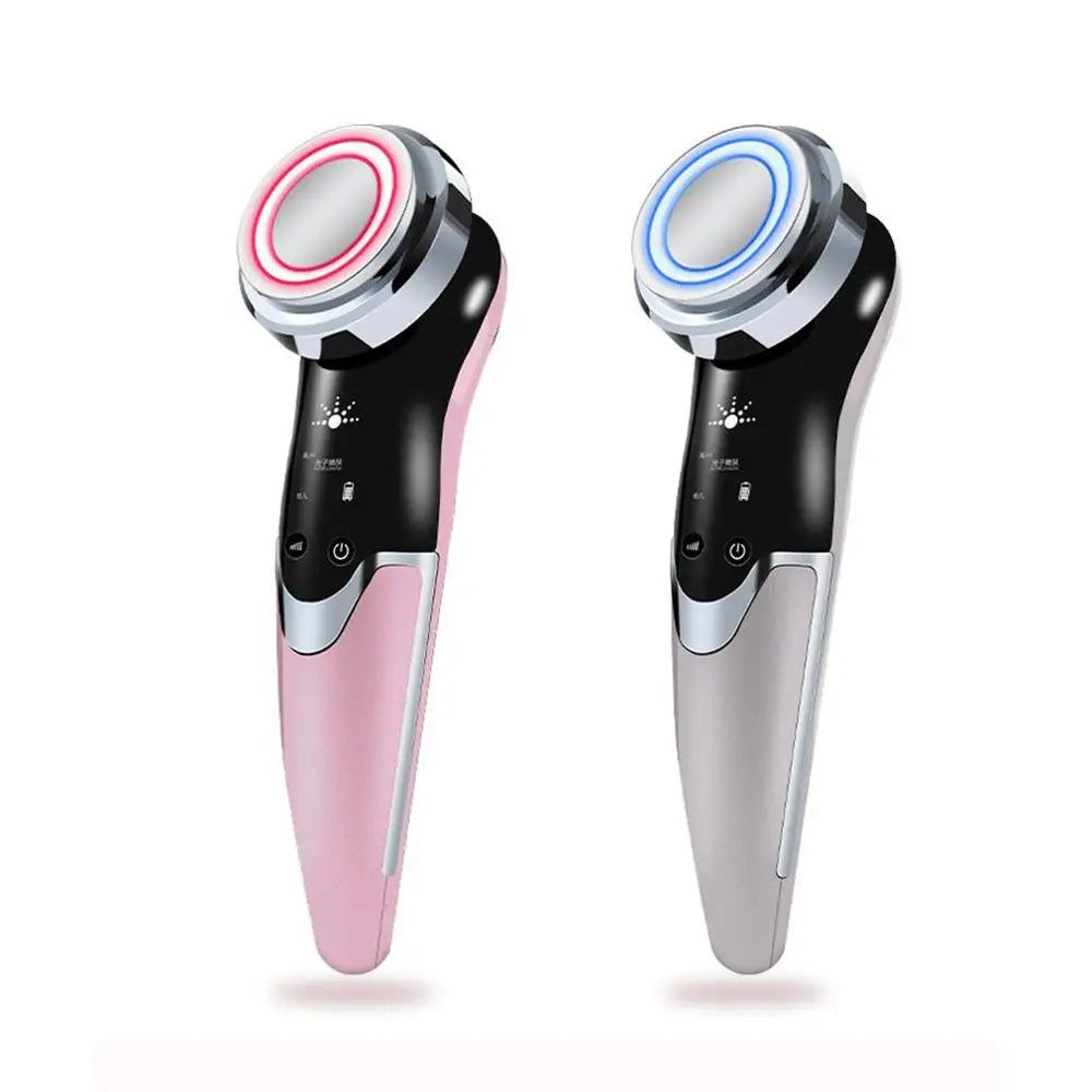 Masajeador Facial LED con Electroporación y Foton Terapia – Antiedad y Lifting